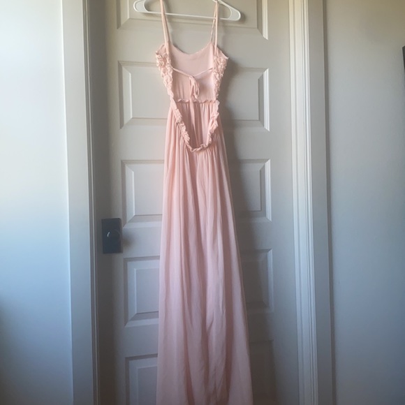 Like new Lulus Pink Maxi Gown - Picture 5 of 5